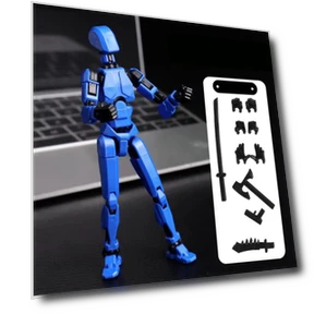 Multi-Part Movable Transforming Robot, 3D Printed Mannequin, 5 Character Figures — Heroic Collectibles, ls18 jazz