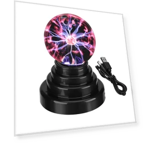 Plasma Ball Touch Night Light — Geographic Globes, Auto Home Solutions