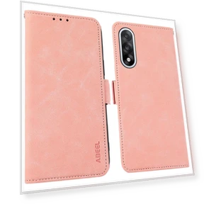 PU Leather Folio Stand View RFID Blocking Phone Cover — Phone Accessories, ABEEL