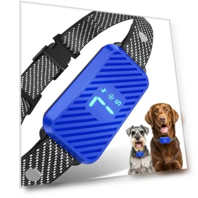 Rechargeable Anti-Bark Collar with Sound and Vibration — Training Collars, Stone Home