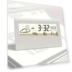 Silent LED Digital Weather Display Clock — Alarms & Clocks, E-homekit