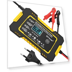 Smart Full Auto Motorcycle Battery Charger — Chargers, Modern Home Furnishing