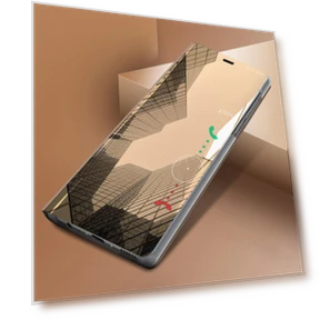 Smart Mirror Shockproof Phone Case — Bumpers, Wolf fashion