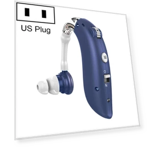 Smart Noise Cancelling Ear-hook Rechargeable Hearing Aids — Hearing Support, Sunsky-Spare Parts