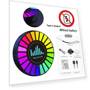 Smart RGB Pickup Lights LED 3D Ambient Lamp — Creative Lighting Solutions, Rustic Elegance House