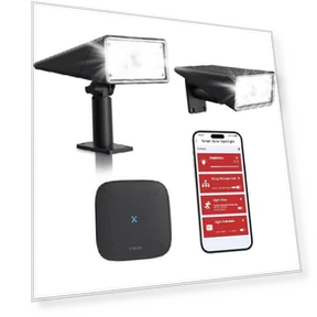 Smart Solar Outdoor Lights — Lanterns, X-Sense