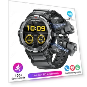Smart Watch with TWS Wireless Earbuds — Smartwatches, ElectronicsHome