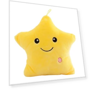 Soft LED Star Pillow — Night Lights, Hercules