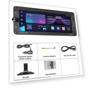 Universal Car Radio with Apple CarPlay — Portable Media Players, Auto Accessories Home