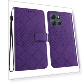 Wallet Imprint PU Leather Flip Folio Phone Cover — Flip Cases, Smartwatch 2025