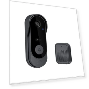 Waterproof Doorbell with Night Vision — Smart Home Security, Tuya