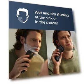 Wet and Dry Electric Shaver — Rotary, Philips