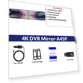 11.26-inch Touch Screen Car Dash Cam with Rearview Mirror — Rearview Cameras for Cars, E-ACE