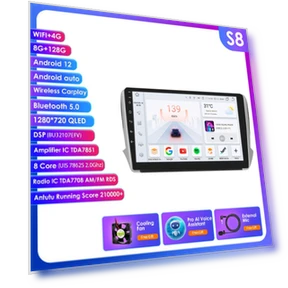 4G LTE Android Multimedia Stereo Car Head Unit — In-Dash, Hizpo