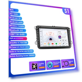 8-inch Double Din Android Car Multimedia Player — In-Dash, OSSURET
