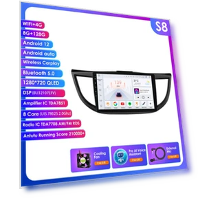 Android Car Radio with CarPlay and GPS — In-Dash, OSSURET