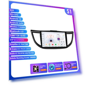 Android Car Radio with GPS and CarPlay — In-Dash, OSSURET