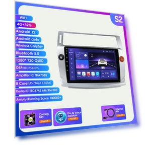 Android Car Stereo with 9.7-inch QLED Display — In-Dash, Hizpo