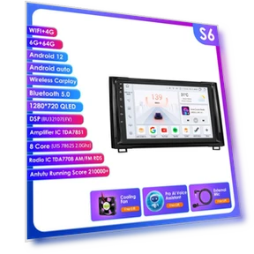 Android Car Stereo with GPS Navigation and Wireless CarPlay — In-Dash, Hizpo