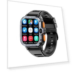 Android Smartwatch with 4G LTE, Dual Camera, GPS, and Health Monitoring — Smartwatches, Rainbuvvy
