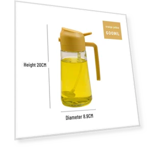 Large Capacity Oil Pot with Automatic Opening and Closing — Bottles, AI Supermarket