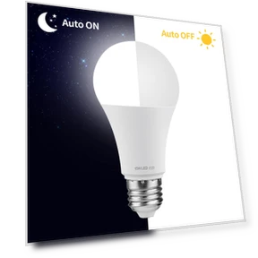 LED Light Bulb with Light Sensor — Incandescent, COOKING-MALL