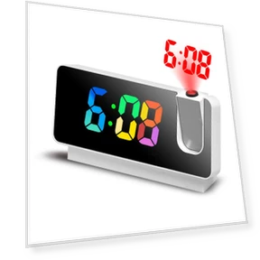 Modern Minimalist Projection Alarm Clock — Alarm, KITCHEN-MALL