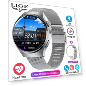 Original Smart Watch HD with Full Touch Screen, Multifunctional Bluetooth Call, Health Monitoring, Sports Fitness Smart... — Smartwatches, LIGE