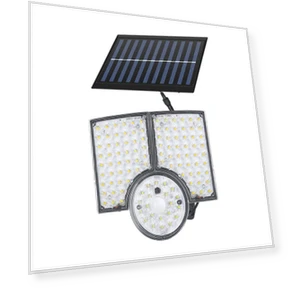 Outdoor Solar Motion Sensor Wall Lamp — Outdoor Security & Flood Lighting, KIWONG