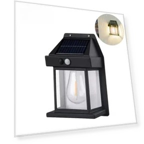 Outdoor Solar Wall Light with Motion Sensor — Outdoor Security & Flood Lighting, Homehop