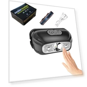Rechargeable Head Flashlight with Sensor — Flashlights, Motivational Running