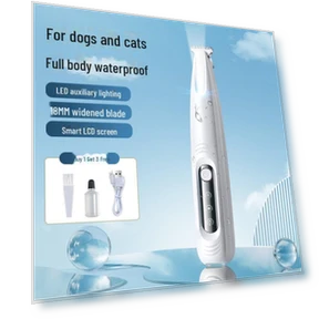 Rechargeable Pet Grooming Clipper with LED Light — Clippers