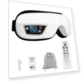 Smart Eye Massager with Bluetooth, Heating, and Compression — Rollers & Pens, Ideal World
