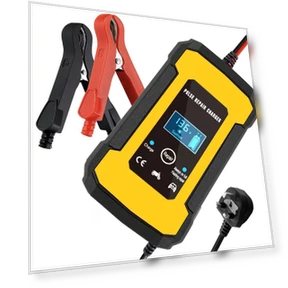 Smart Fully Automatic Battery Charger with LCD Display — Chargers, VehicleKit