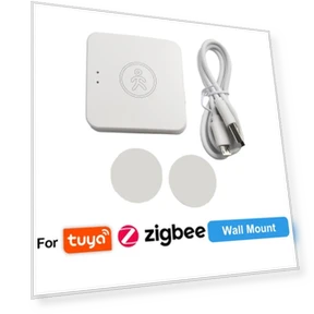 Smart Human Presence Detector — Smart Home Security, White Dream