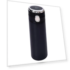 Smart Temperature Display Stainless Steel Thermo Mug — Beverage Warmers, CosyHome