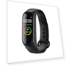 Smart Watch with Heart Rate and Blood Pressure Monitor — Fitness Bands, CAOW4