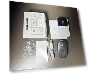 Smart WiFi Video Doorbell with Remote Camera and Built-in Battery — Push Buttons, TrendVibeCN