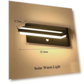 Solar Motion Sensor Wall Lamp — Outdoor Security & Flood Lighting, HIMO Group