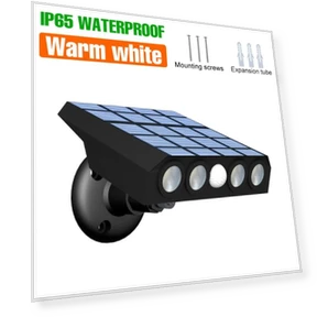 Solar-Powered LED Wall Light Set — Garden Illumination, Lanzhong