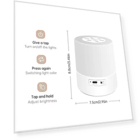 Touch Night Light with Remote Control — Desk & Table Lighting, HIMO Group