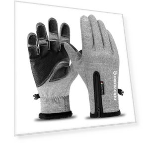 Winter warm wool gloves with touchscreen — Gloves & Mittens, UP shoes