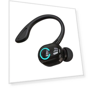 Wireless Bluetooth Headset with Over-Ear Mount, Long Battery Life, Noise Cancellation, Digital Display, and Waterproof... — Bluetooth Headsets, AI Supermarket