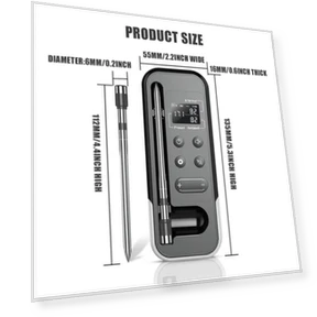 Wireless Meat Thermometer — Grill Thermometers, Mode Closet