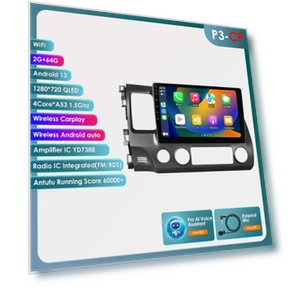 4G Android Car Stereo with GPS Navigation — In-Dash, Hizpo