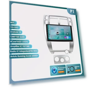 AI Android Car Radio with GPS Navigation and Wireless CarPlay — In-Dash, Hizpo