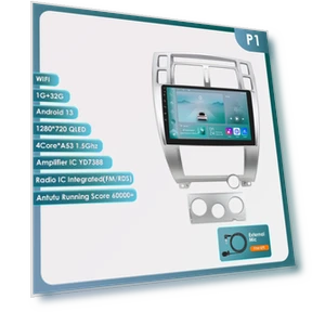 Android Car Radio Multimedia Video Player GPS Navigation Head Unit — In-Dash, Hizpo