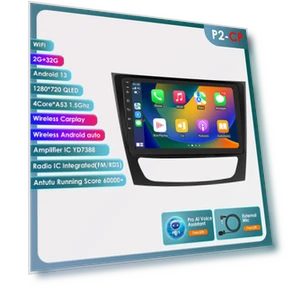 Android Car Radio with CarPlay and AI Voice Control — In-Dash, OSSURET