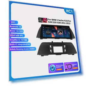 Android Car Stereo for BMW F10 F11 520i 525i 528i CIC NBT 2011-2017 — In-Dash, OSSURET