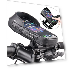 Bicycle Smartphone Top Tube Frame Light Holder Bag — Handlebar Bags, EMOJO